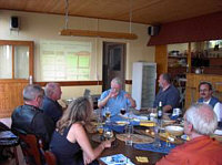 Fachsitzung in gemütlicher Runde
