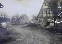 Ortsbild und Straße (!) Ende der 50-er Jahre