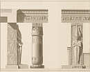 Theben, Medinet Habu, Osirispfeiler und Sule aus dem Totentempel RamsesIII. 
