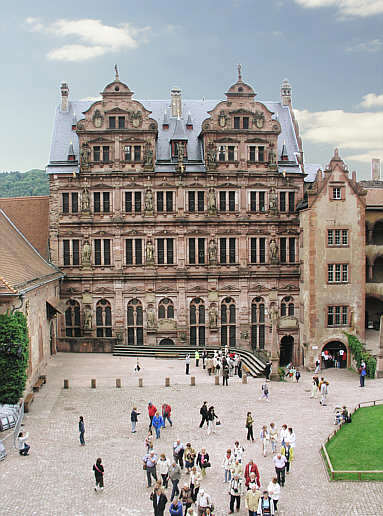 Hoffassade des Friedrichsbaus