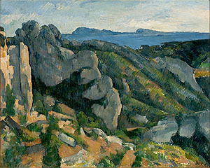 Paul Cézanne: Felsen bei L‘Estaque, um 1879–1882/1885. © Museu de Arte de São Paulo Assis Chateaubriand | Foto: João Musa