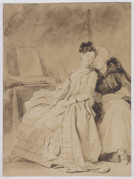 Jean-Honoré Fragonard, Das vertrauliche Gespräch, um 1778 – 80, © Rotterdam, Boijmans Van Beuningen Foundation (Collection Koenigs), Foto: Studio Buitenhof, Den Haag
