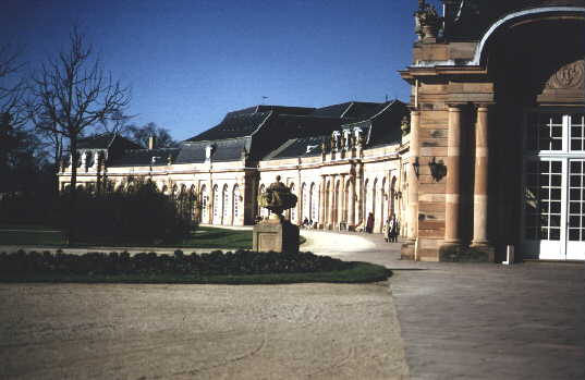 Schwetzingen, Schlosspark, Zirkelhäuser