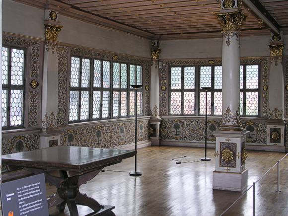 Goldener Saal im württembergischen Residenzschloss Urach