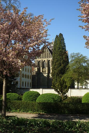 Prälatur und "Münster" im Salemer Schlosshof