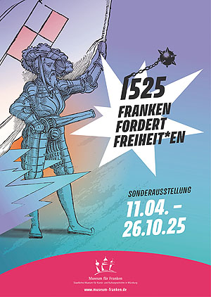 Plakat zur Ausstellung in Würzburg