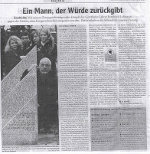 Artikel der AZ - Silberdistel
