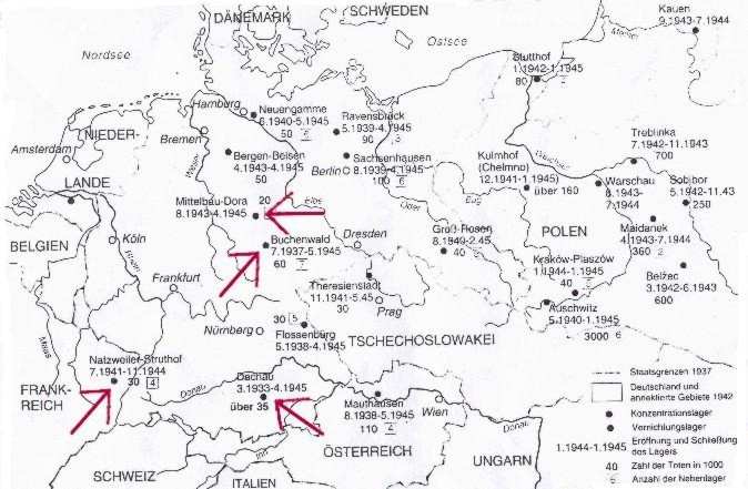 Familie Pröll - Inhaftierung der Familie in KZs