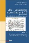 LRS - Legasthenie in den Klassen 1 -10 - Cover