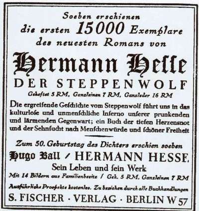 Hermann Hesse Steppenwolf