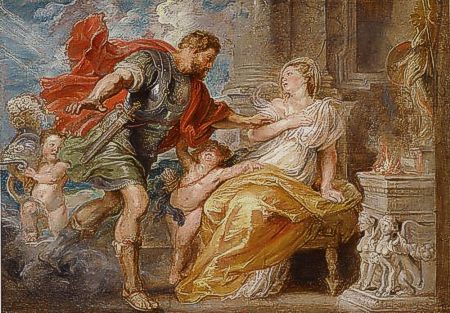 Kunstmuseum Liechtenstein: Peter Paul Rubens (1577 - 1640), Modello zu Mars und Rhea Silvia, um 1616/17