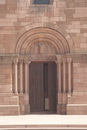 Portal der Kirche in Sigolsheim