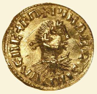 Goldmünze Karls des Großen