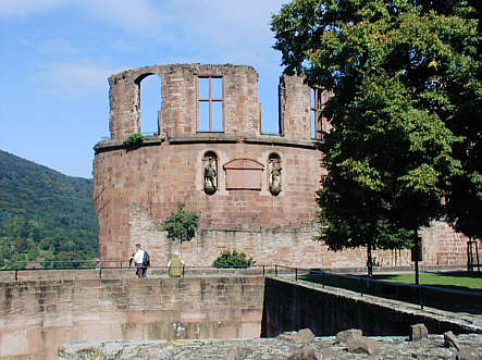 Stückgartenterrasse und Dicker Turm