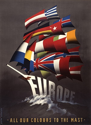 Reyn Dirksen: All our Colours to the Mast, um 1950. Stiftung Deutsches Historisches Museum, Berlin. © Deutsches Historisches Museum, Berlin / S. Ahlers