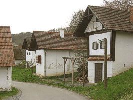 historisches Kellerviertel in Heiligenbrunn (Burgenland)