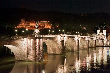 Heidelbeg: Alte Brücke und Schloss im Lichterzauber