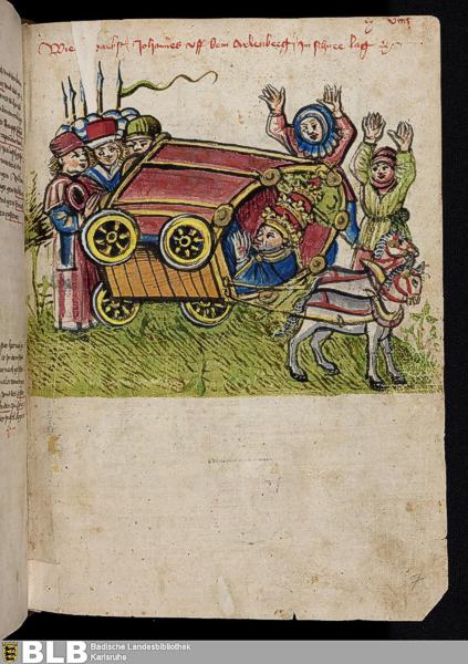 Badische Landesbibliothek, Chroniken - Ettenheim-Münster 11. Ulrich <von Richental>, Jakob Twinger von Königshofen, Überlingen, [1467 und 1490-1500].