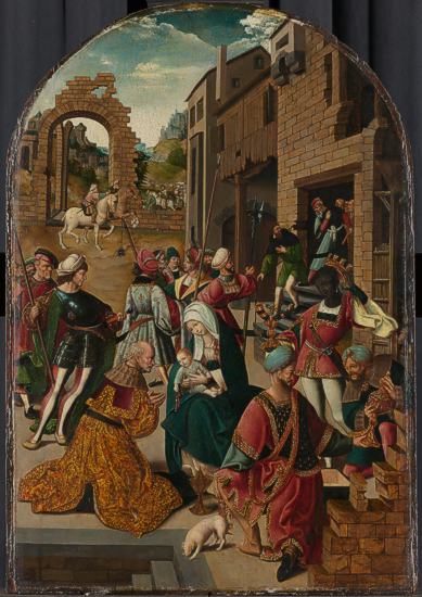 Jacob Cornelisz. van Oostsanen, Die Anbetung der Könige, ca. 1510-1515, Rijksmuseum Amsterdam, © Rijksmuseum Amsterdam