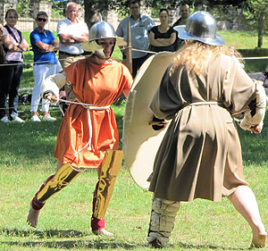 Gladiatoren im Kampf