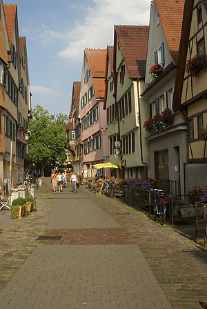 Altstadtgasse in Tübingen