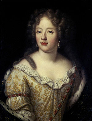 Pierre Mignard, die Pfalzgräfin, 1675 - 1680. Standort unbekannt.
