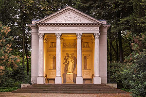 Minervatempel im Schwetzinger Schlossgarten. Foto: SSG