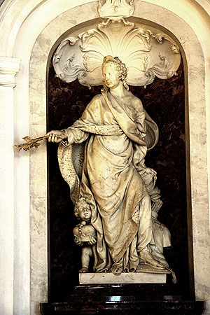 Johann Georg Zisenis: Porträt der Kurfürstin Elisabeth Augusta. Schloss Mannheim. Foto: Arnim Weischer, LMZ/SSG.