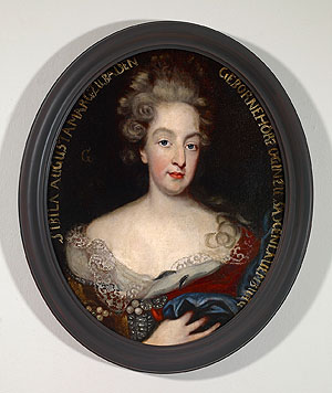 Sibylla Augusta von Sachsen-Lauenburg, Gemahlin des Markgrafen Ludwig Wilhelm von Baden-Baden. Foto: Arnim Weischer, SSG
