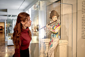 Deutsches Musikautomten-Museum: Flötenspieler. Foto: Bruno Kelzer.
