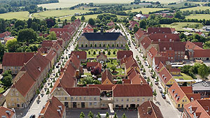 Stadtansicht Christiansfeld / Jütland. Foto: StreamLive, © Christiansfeld Centret