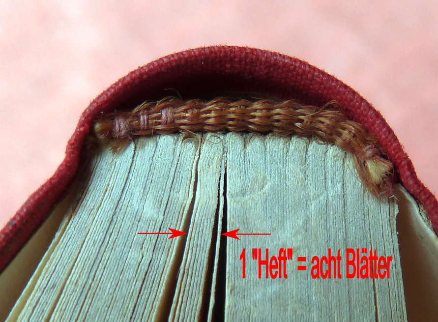 Hefte im Buch