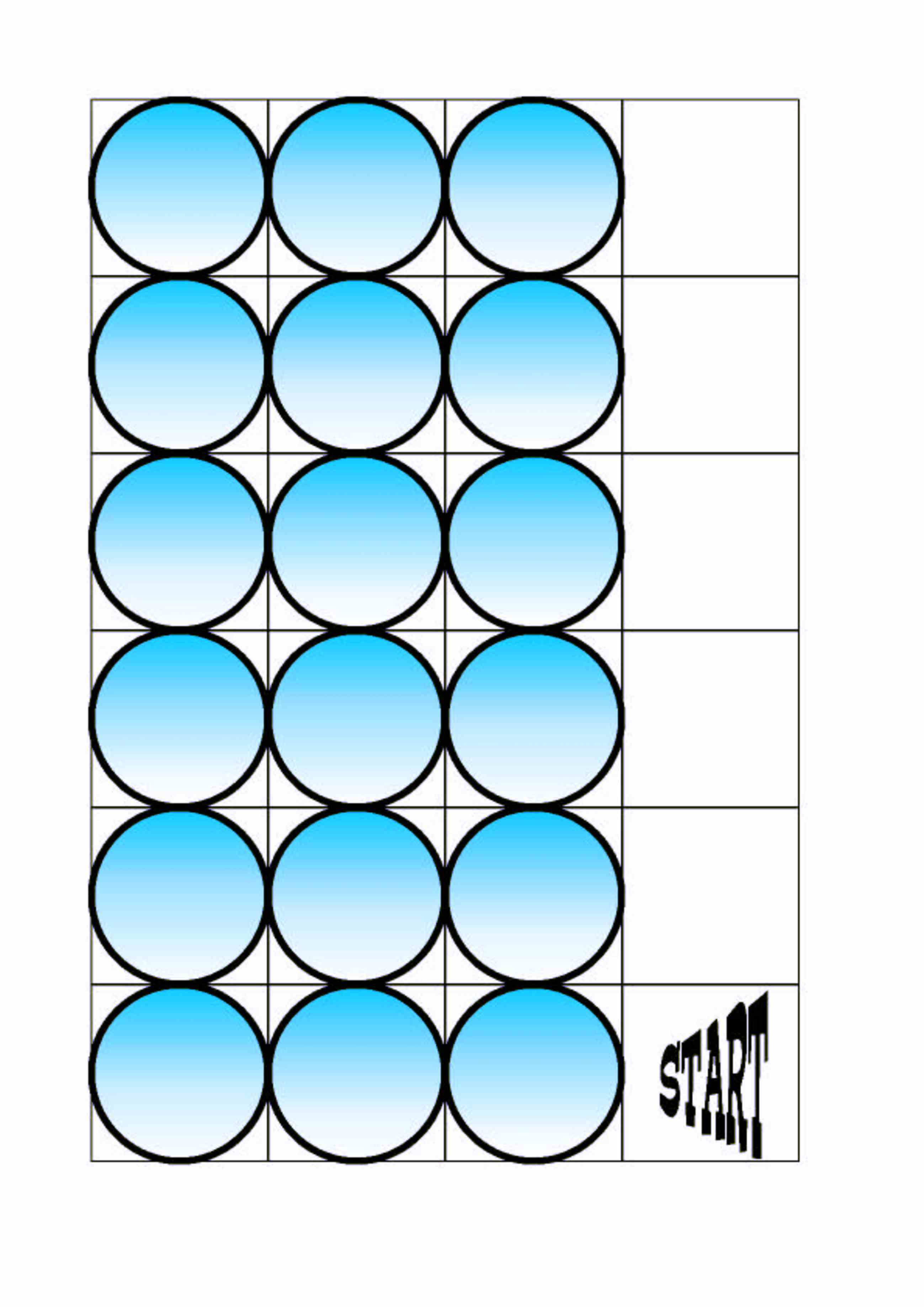 Spielbrett (rechte Hlfte)